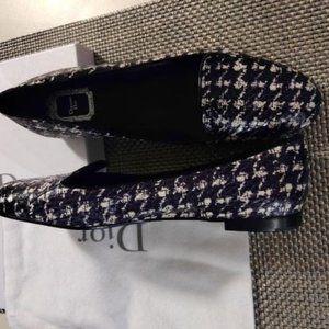 Dior snake skin  ballet flats